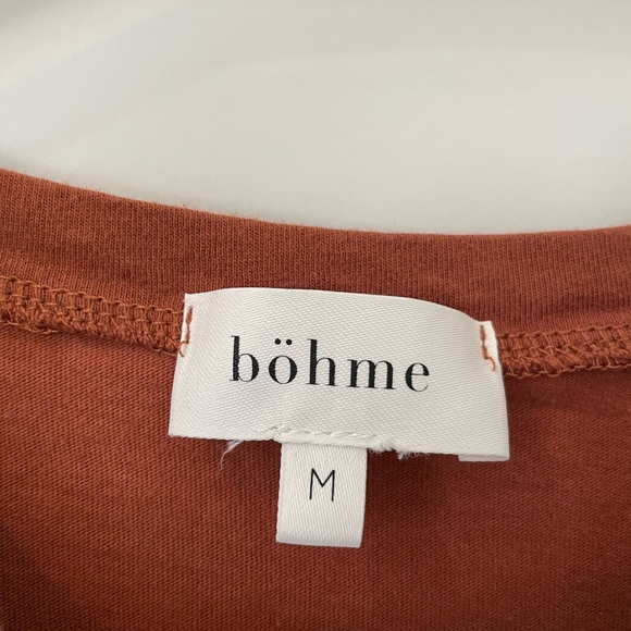 BURNT ORANGE GRAPHIC TEE FROM BOHME - Picture 6 of 6